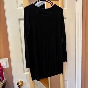 Brandy Melville Black Long Sleeve Mini Dress - Small